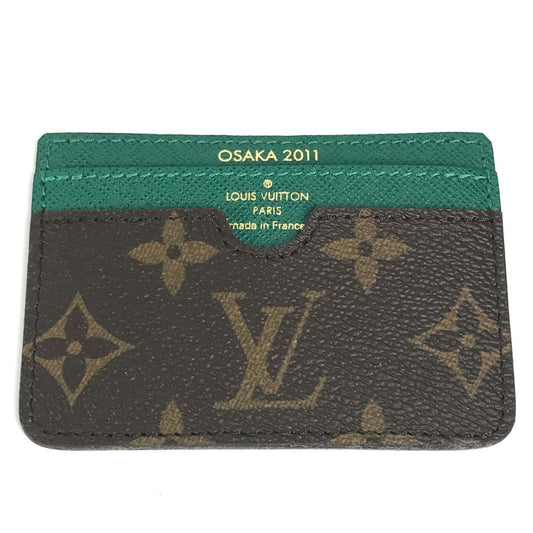 Louis Vuitton Shinsaibashi Renewal Commemoration holder Monogram Canvas Brown Wallet Case