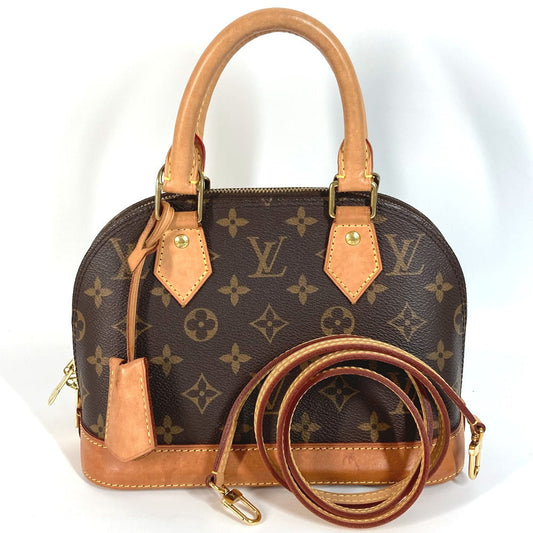Louis Vuitton M53152 Alma BB Monogram Canvas Brown Shoulder Bag