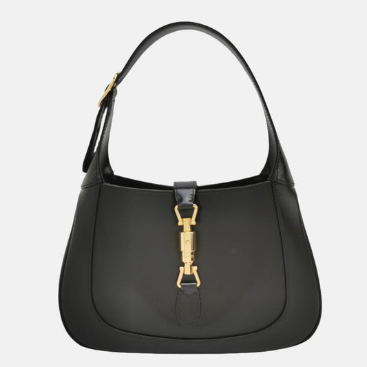 Gucci Jackie without Strap Leather Black Small Travel Bag