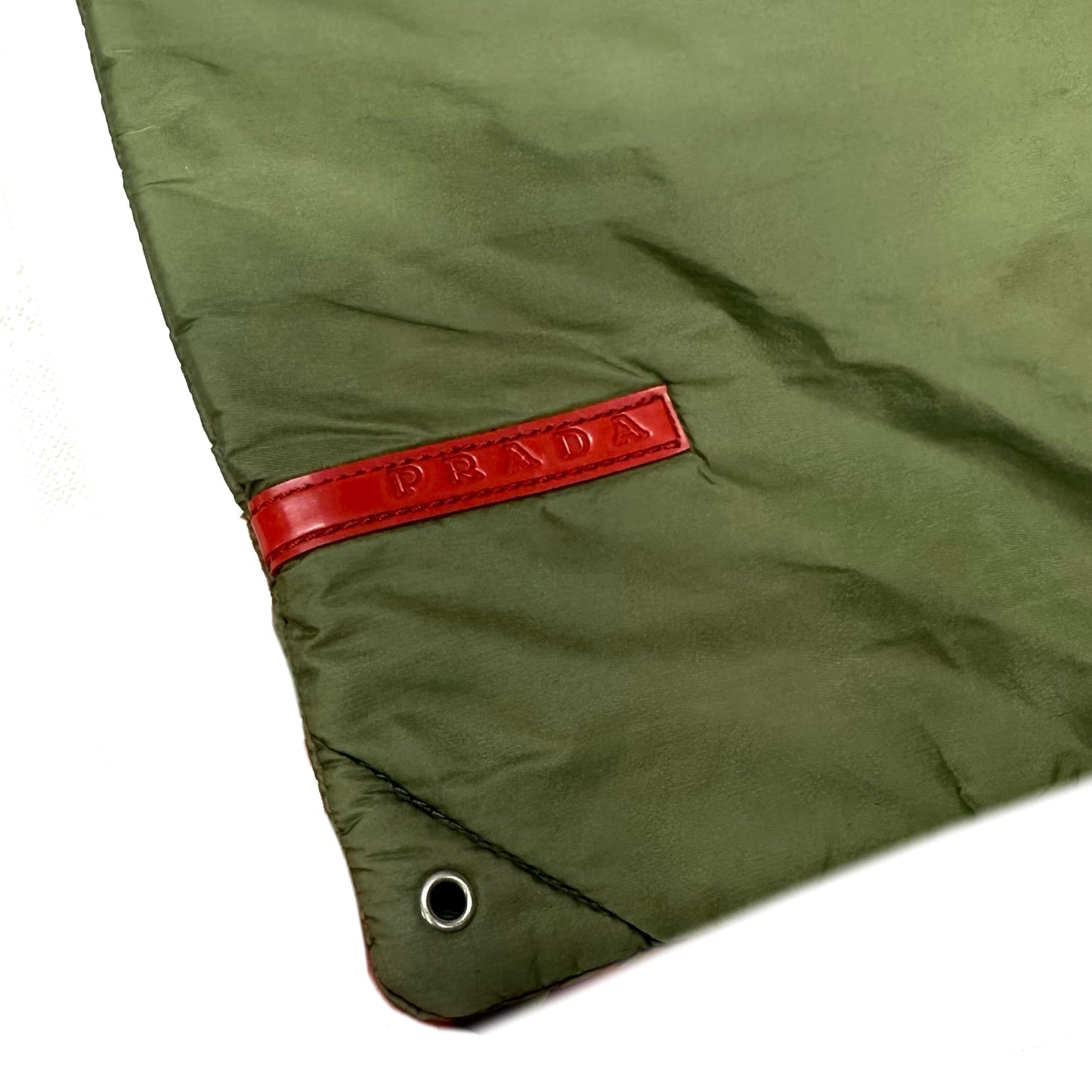 Prada Handbag Sport Side Bag In Khaki Green