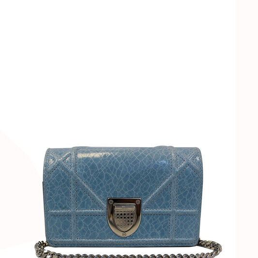 Dior Aqua ama Crossbody Bag Last Call Leather Blue