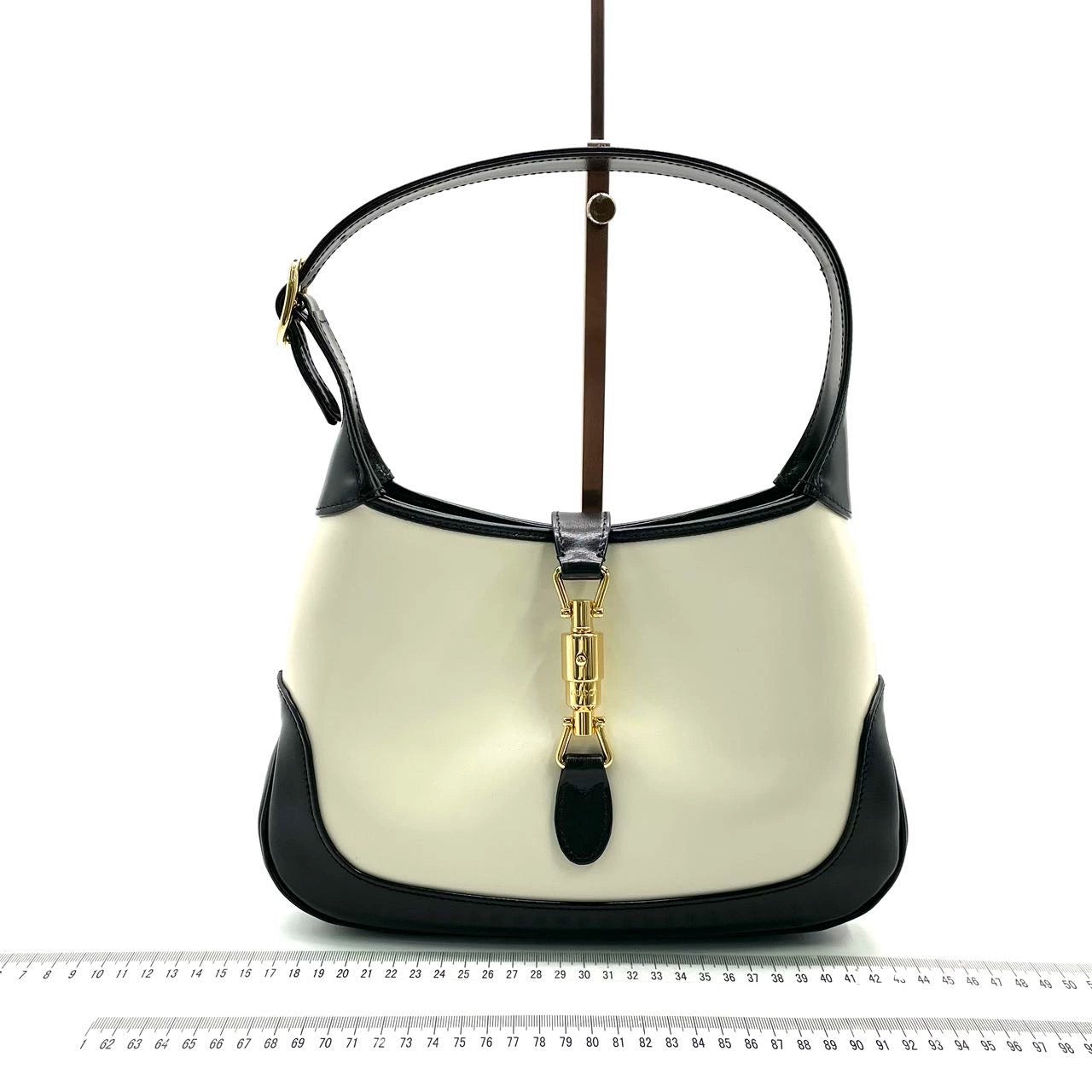 Gucci Jackie & Leather Black White Small Travel Bag
