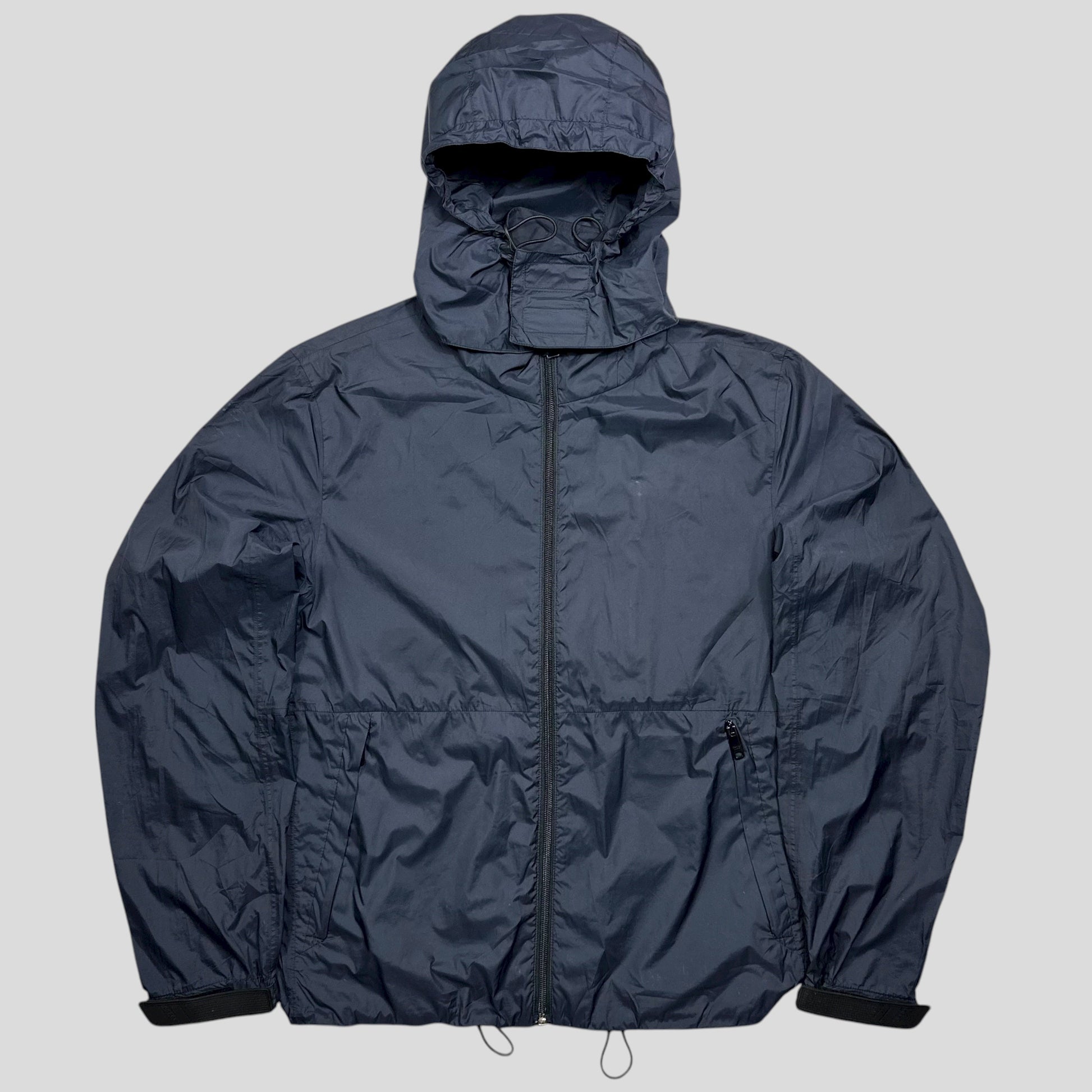 Prada Handbag Rubber Taped Seam Windbreaker Jacket - M Logo