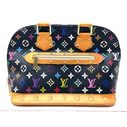 Louis Vuitton x Takashi Murakami Alma Multicolor Black Handbag Multicolor 1