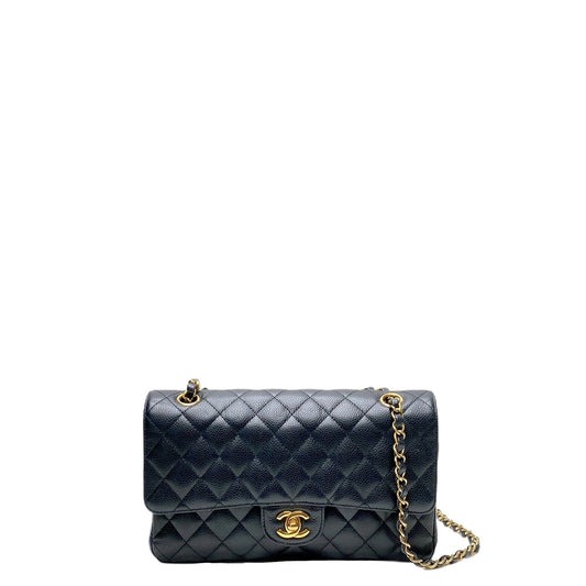 Chanel CF MEDIUM CAVIAR IN GHW Accessory