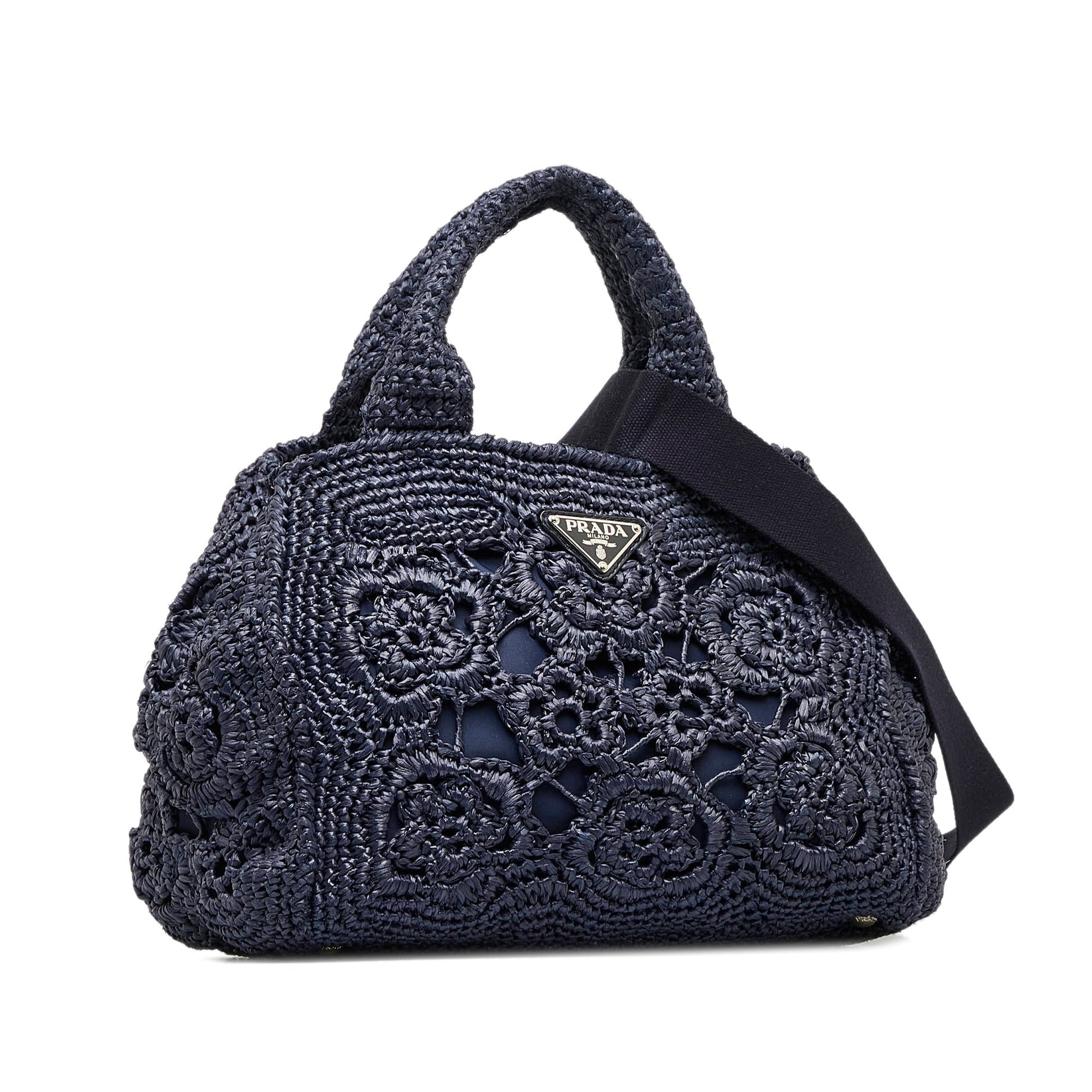 Prada Satchel Raffia Satchel Bag