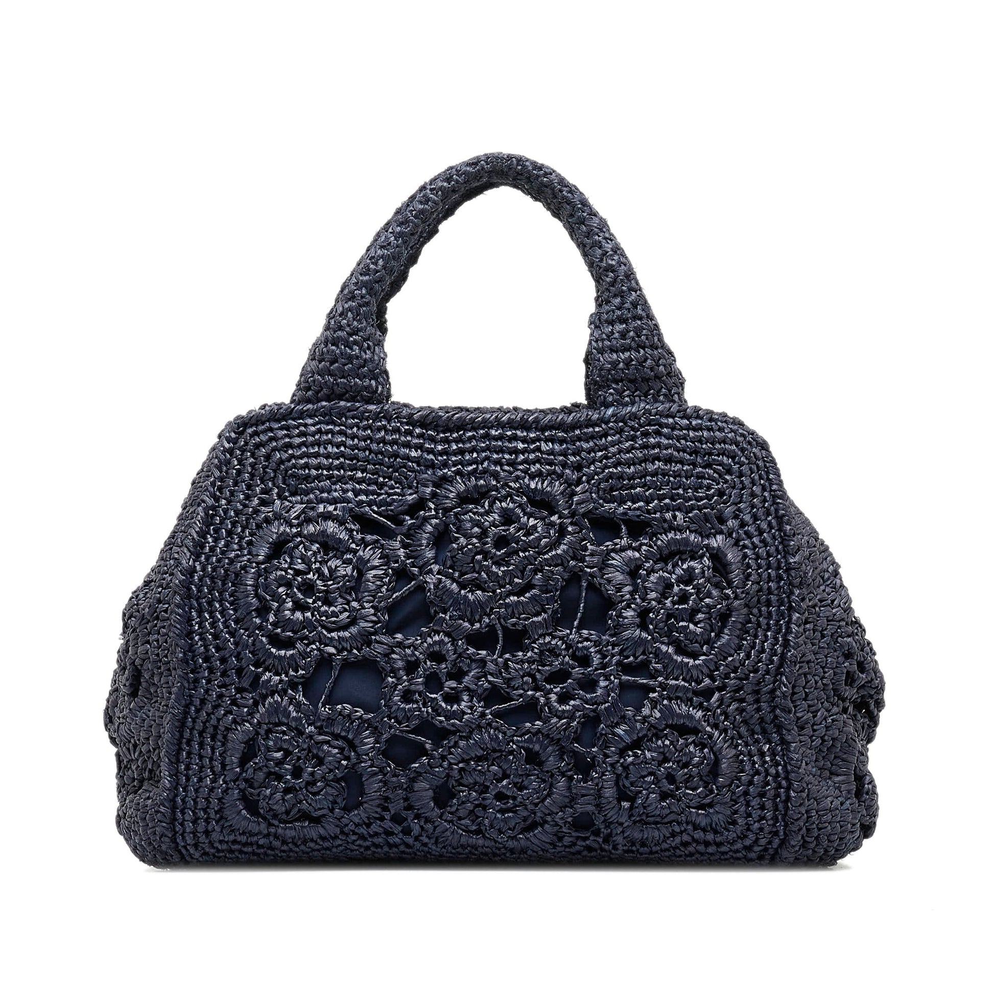 Prada Satchel Raffia Satchel Bag