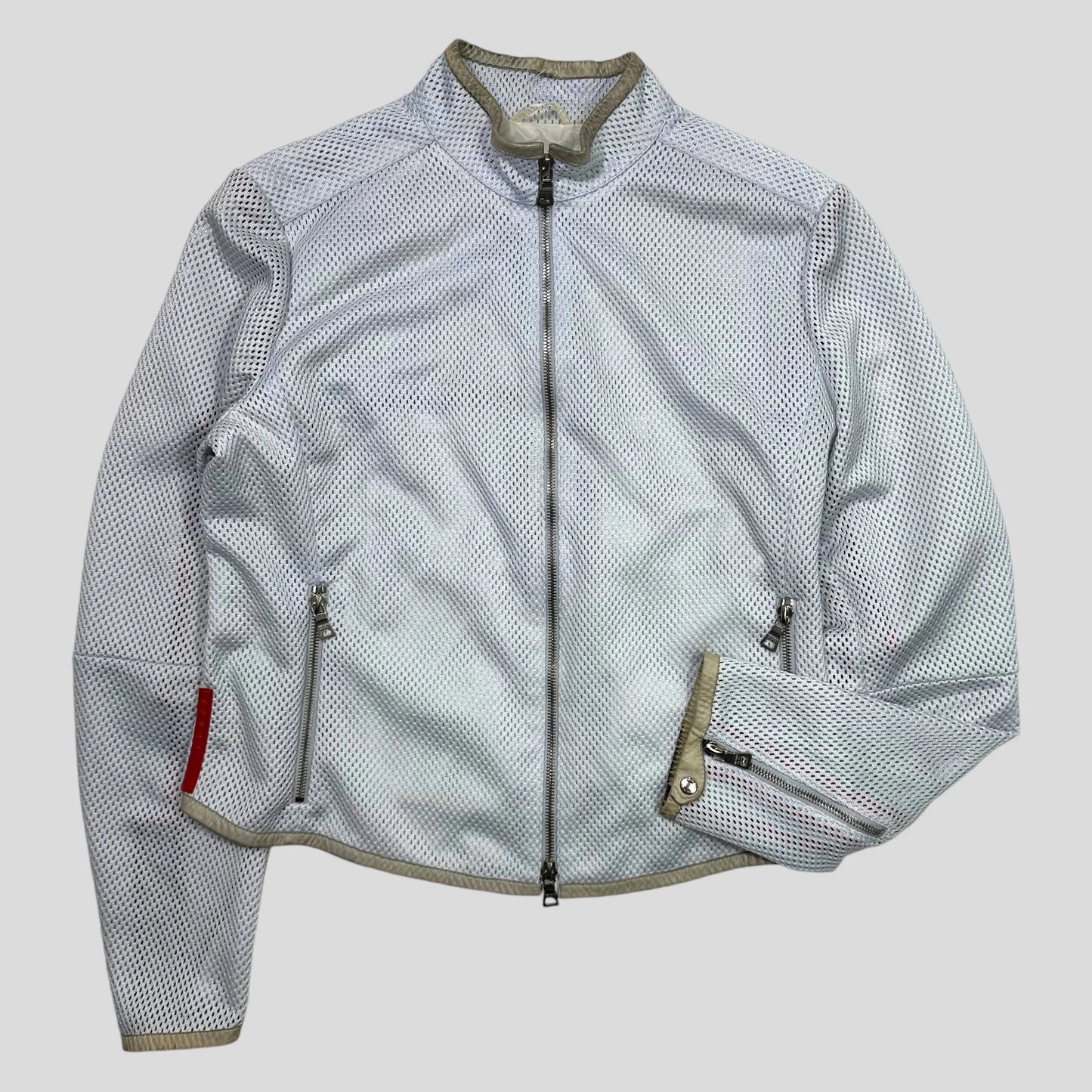 Prada Handbag Sport Technical Mesh Moto Jacket