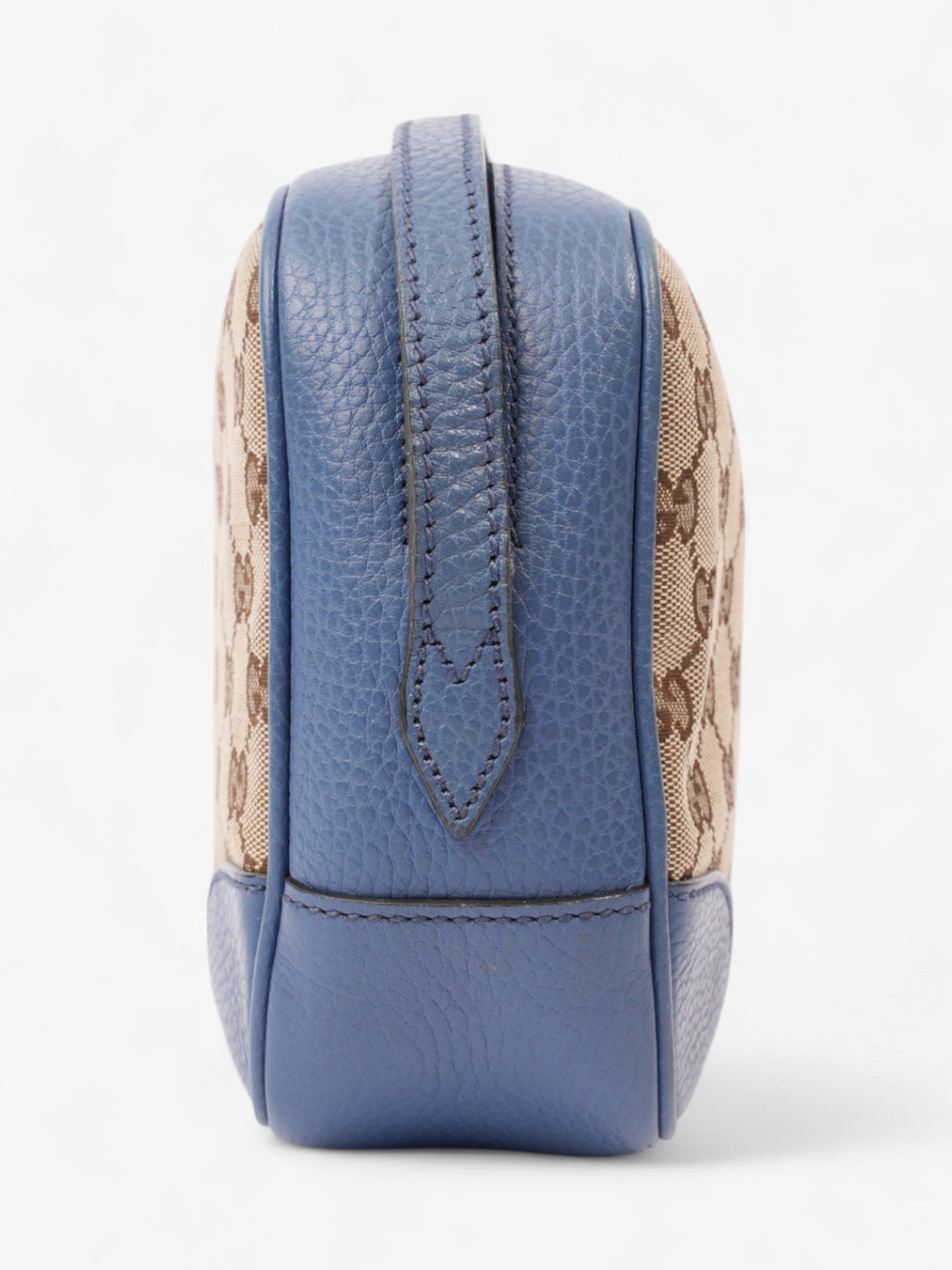 Gucci Bree Supreme Shoulder Bag Canvas Blue