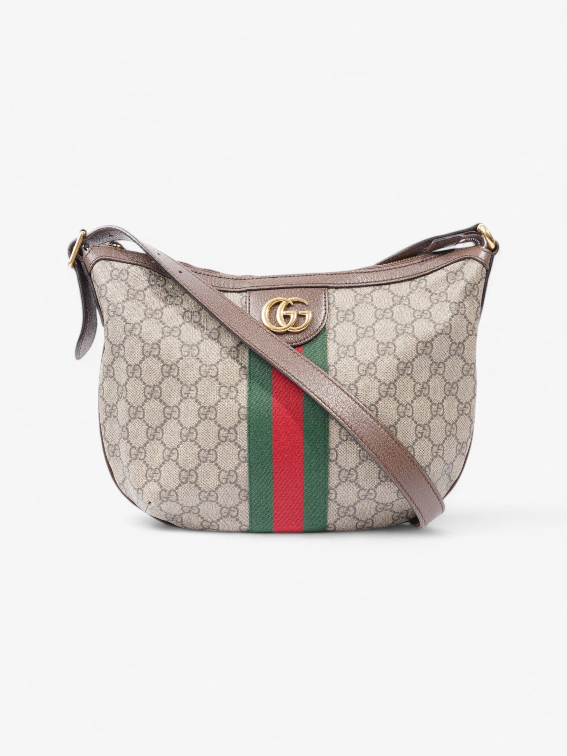 Gucci Ophidia Supreme Small Crossbody Bag Canvas Red