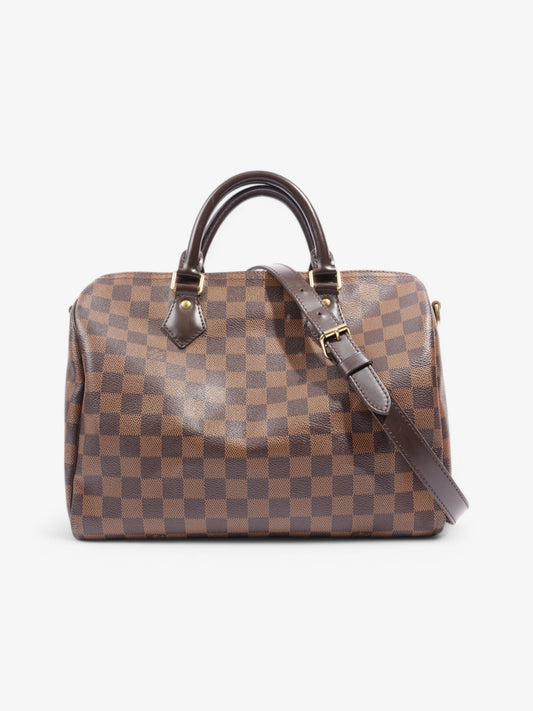 Louis Vuitton Speedy Bandouliere Ebene Coated 30 Canvas Coated Canvas Damier Apparel