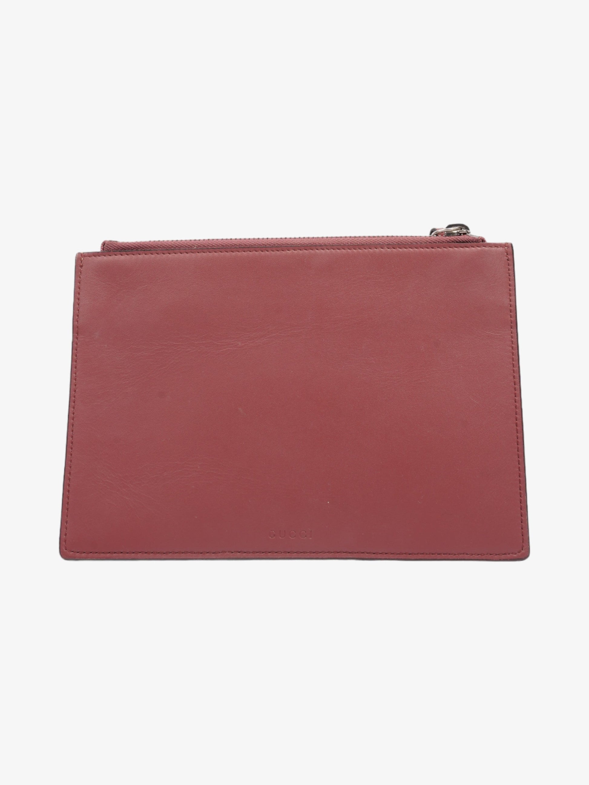 Gucci Blooms Zip Pouch Supreme Bloom Coated Clutch Canvas Clutch Bag