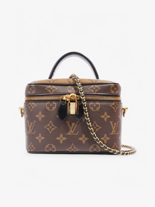 Louis Vuitton Vanity Reverse Coated Monogram Black PM Canvas Coated Canvas Apparel