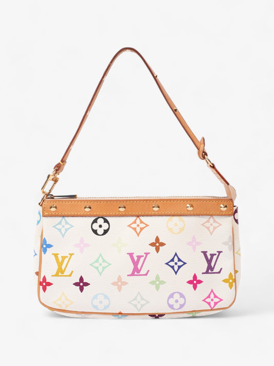 Louis Vuitton Pochette Accessoires Multicolour Monogram Leather Clutch Bag