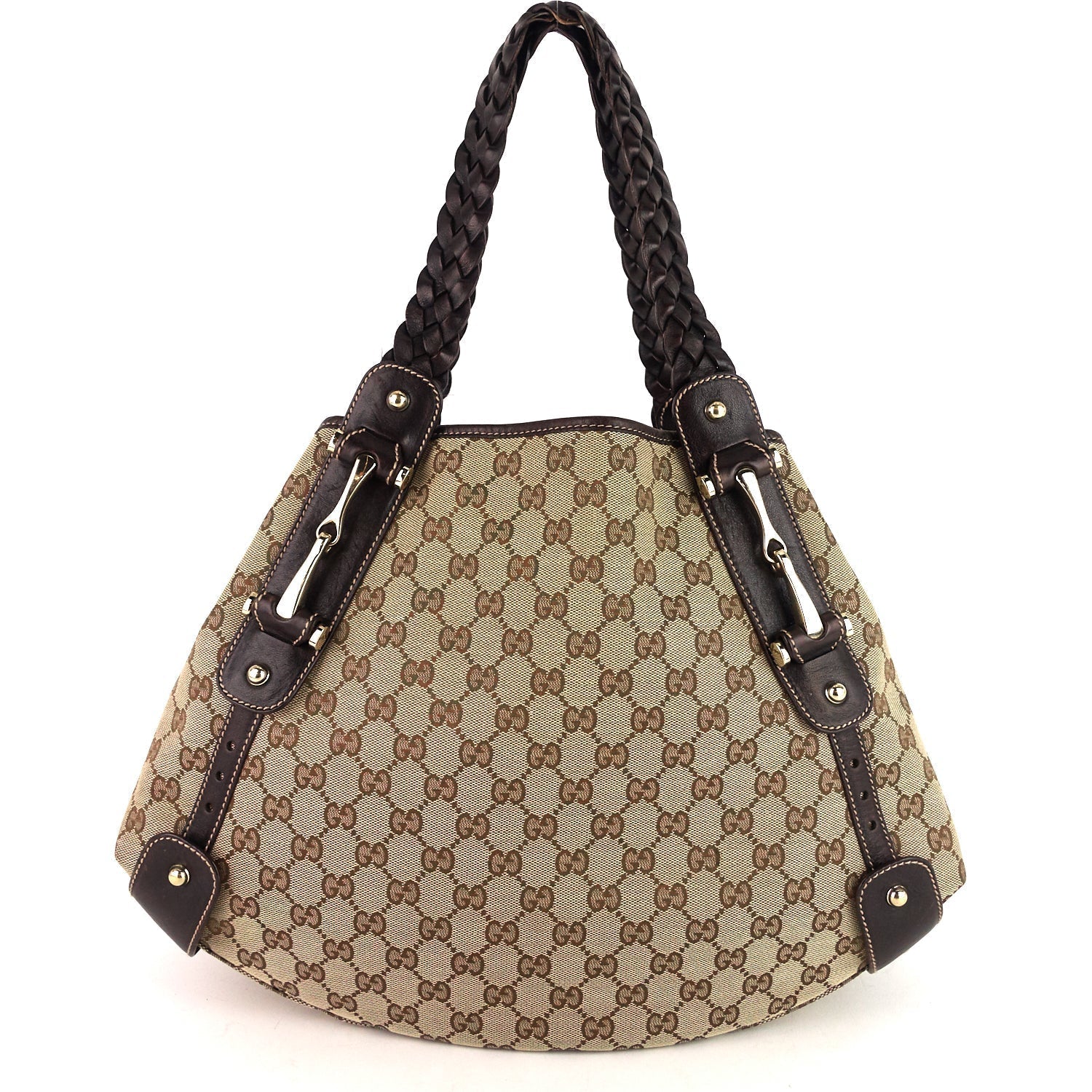 Gucci Pelham Hobo Bag Canvas Medium Travel Bag