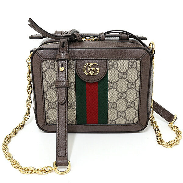 Gucci GG Supreme Ophidia Canvas Brown Mini Shoulder Bag