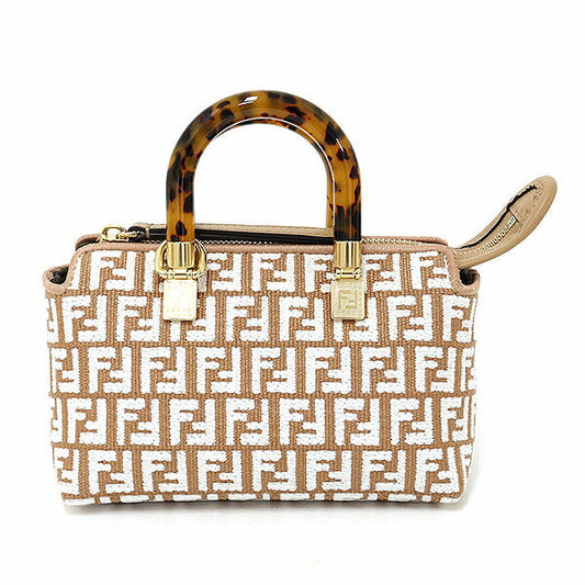Fendi Handbag 8Bs067 Fabric By The Way Beige Mini Travel Bag