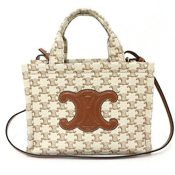 Tote Bag U Ga Cabas Thais Triomphe Canvas Beige