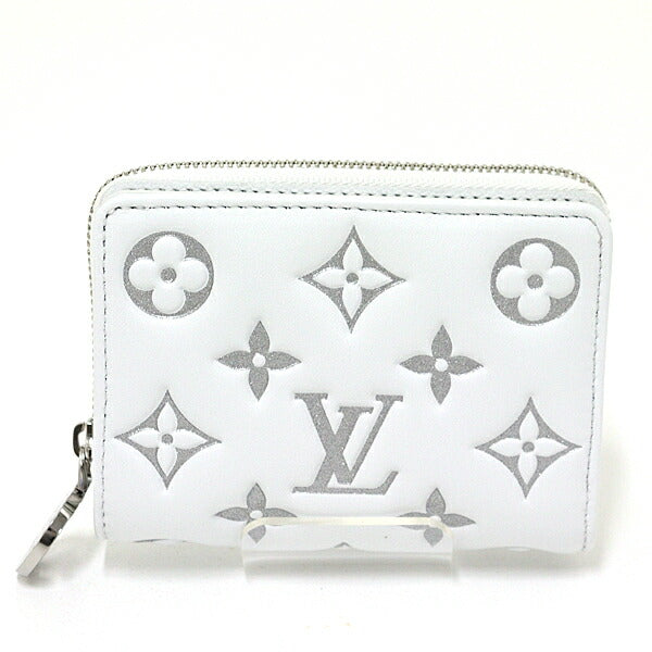 Louis Vuitton Bifold M12153 Lamb Folded Portefeuille Leather White Wallet Case