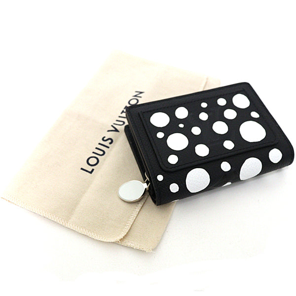 Louis Vuitton Bifold M81907 Noir Bron YAYOI Leather Wallet Case