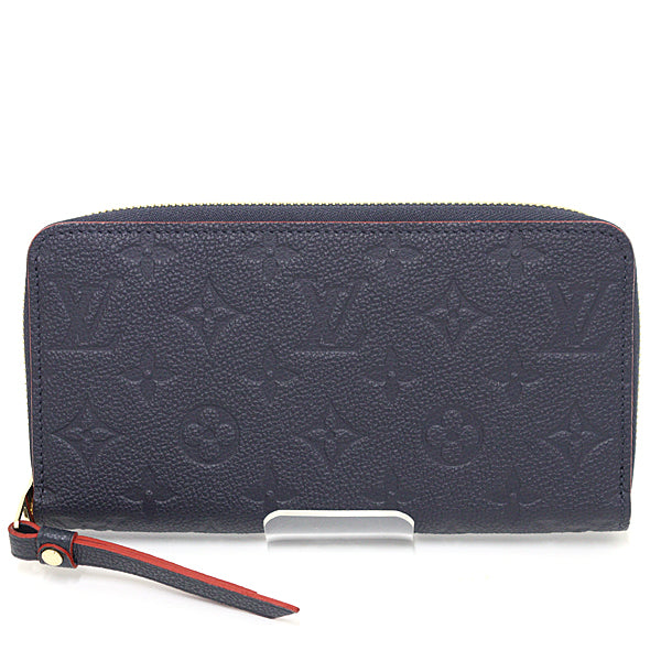 Louis Vuitton Long Purse M62121 Empreinte E Monogram Leather Navy Wallet Case