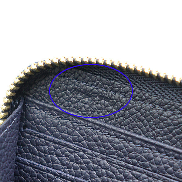 Louis Vuitton Long Purse M62121 Empreinte E Monogram Leather Navy Wallet Case