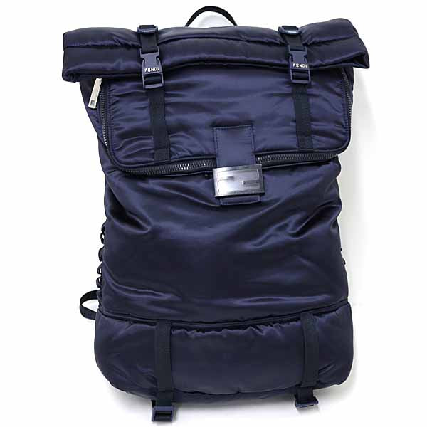 Fendi Backpack Backpack Nylon Navy