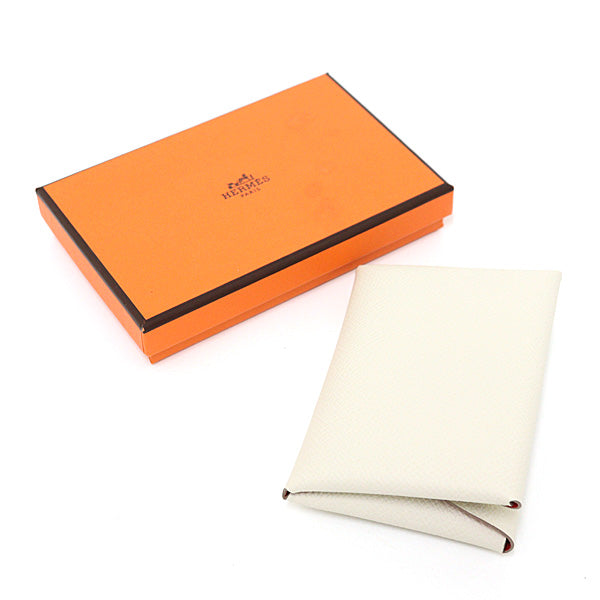 Card Case Epsom Calvi Duo Handbag White Travel Bag