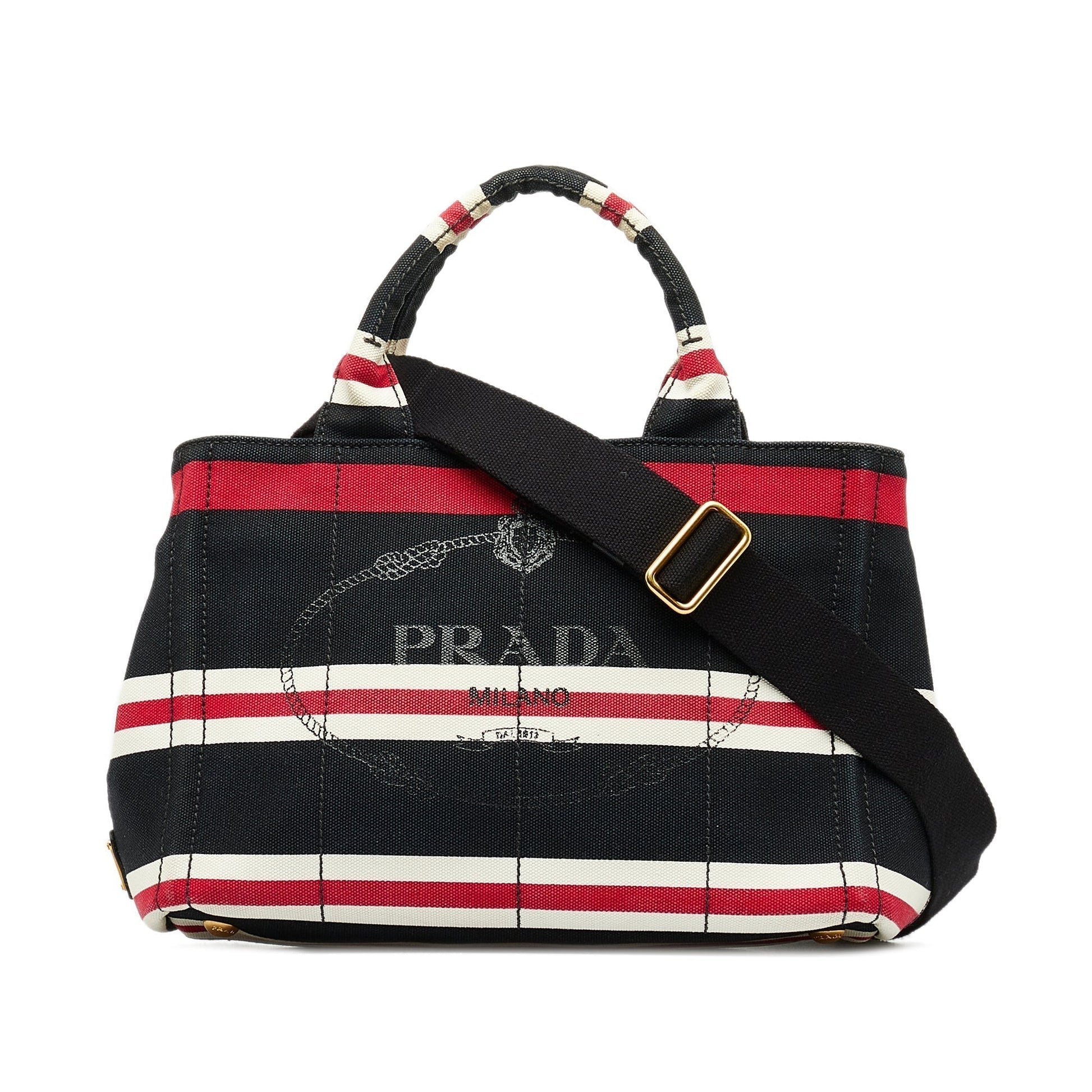Prada Canapa Righe Satchel Satchel Bag Righe Satchel 1