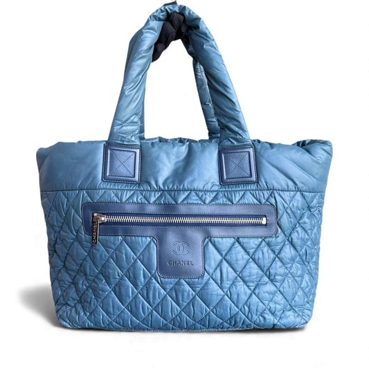 Chanel Coco Cocoon Tote No 13 Nylon Quilted Tote Bag