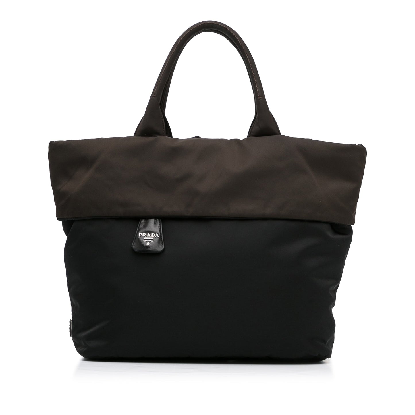 Prada Tessuto Reversible Tote Black Tote Bag