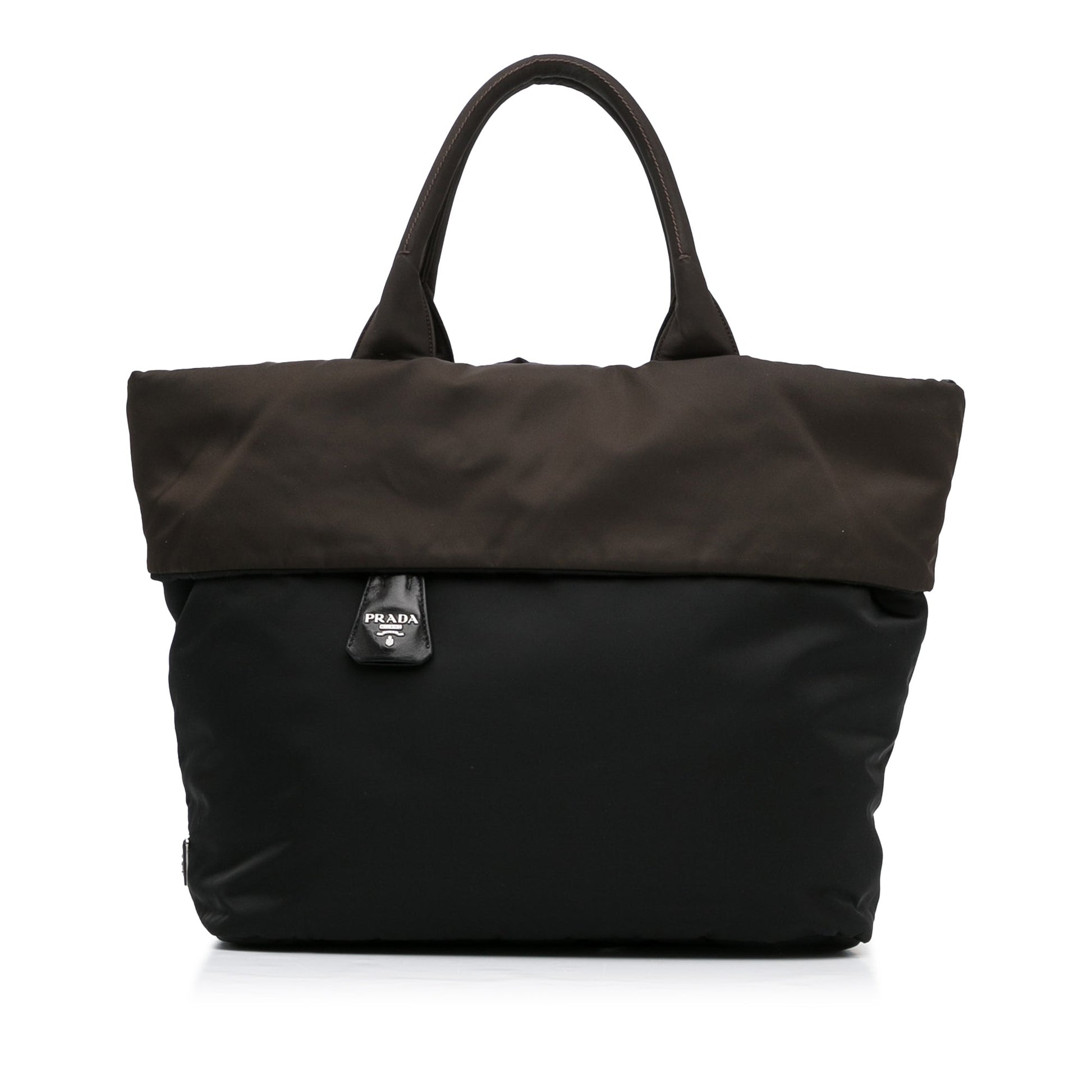 Prada Tessuto Reversible Tote Black Tote Bag