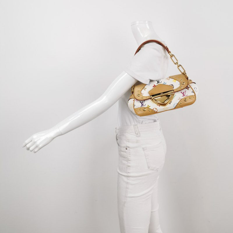 Louis Vuitton x Takashi Murakami Marilyn White Multicolor Handbag