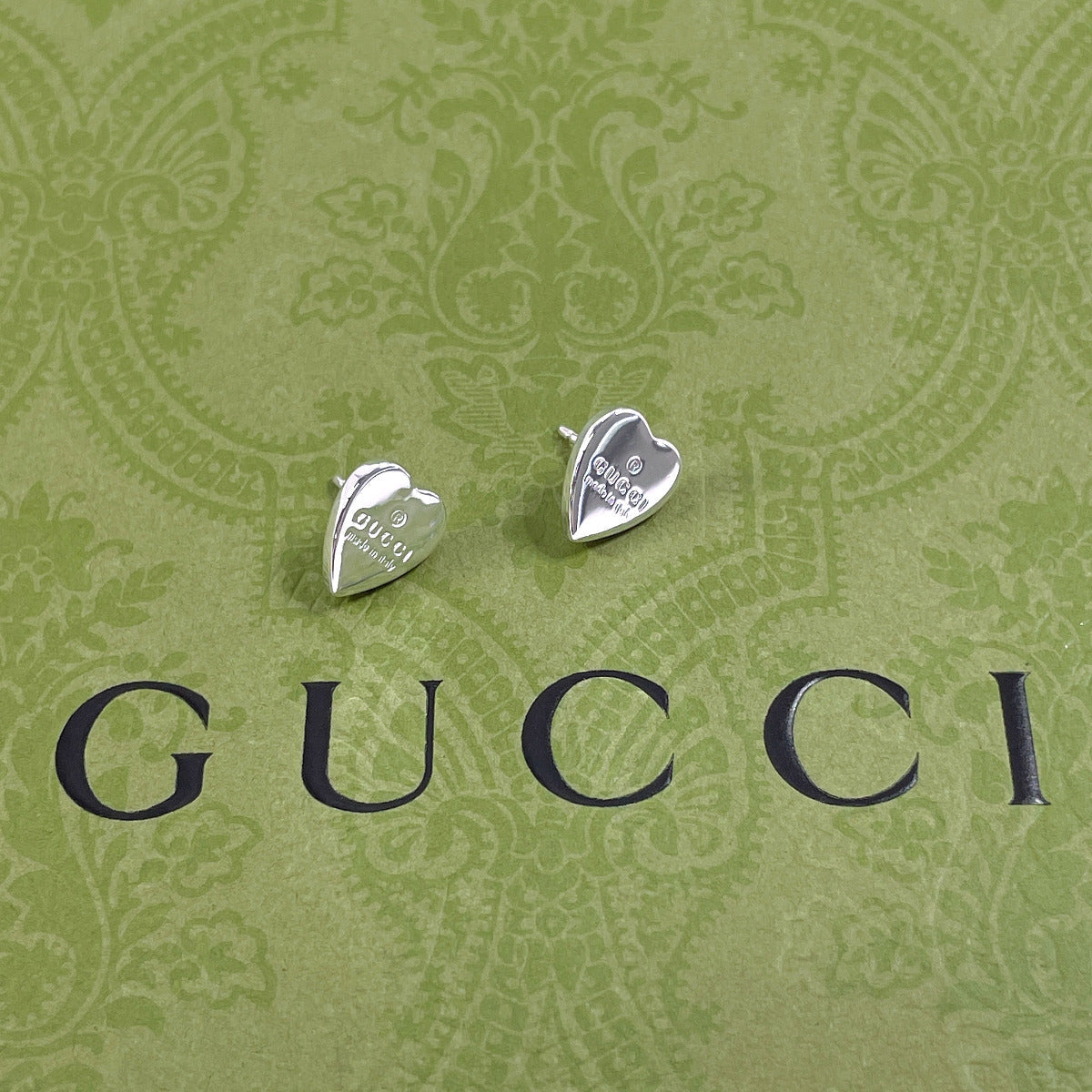 Gucci J8400 Silver925 Trademark heart shape Jewelry F4034284