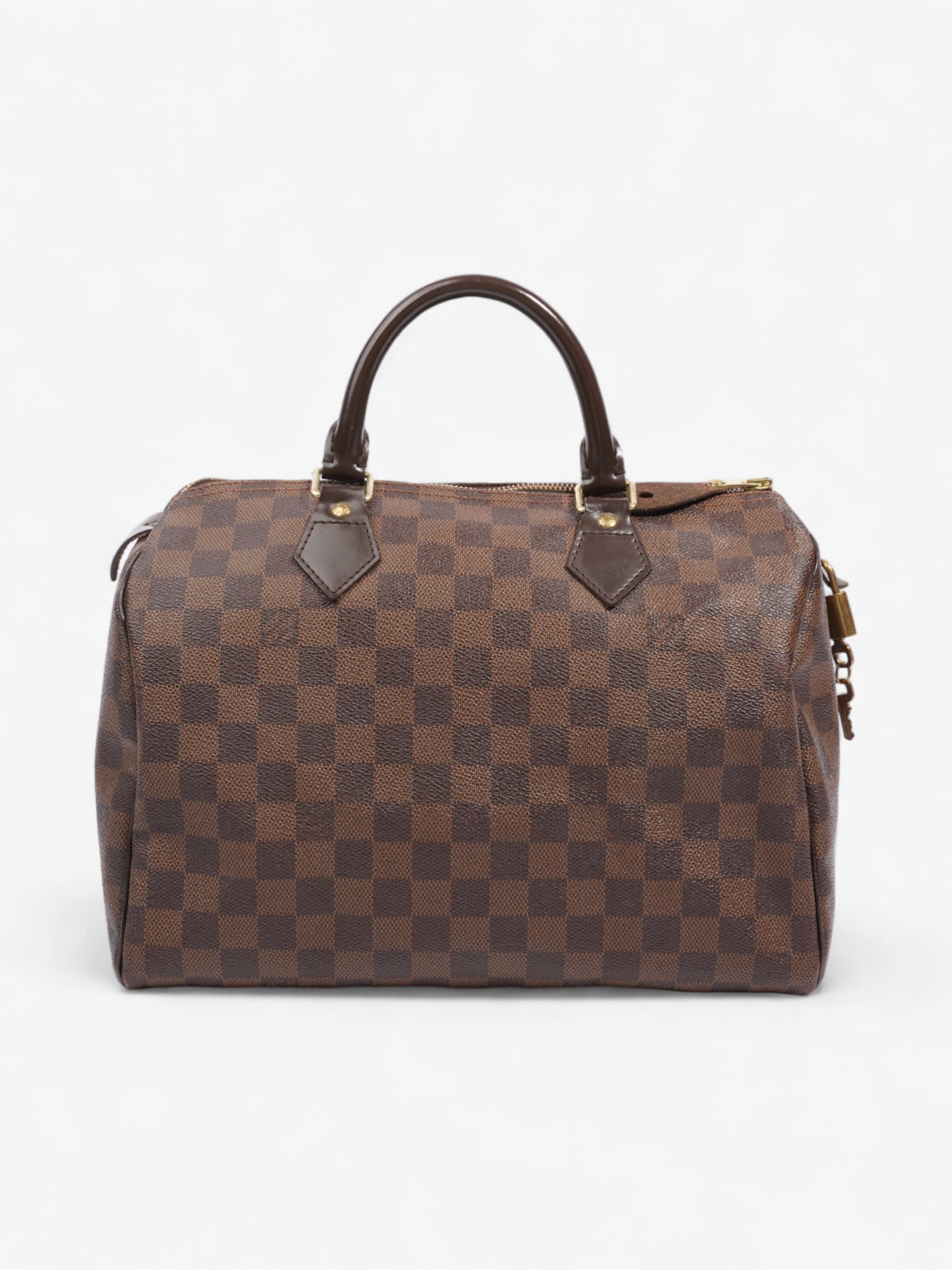 Louis Vuitton Speedy 30 Ebene Coated Canvas Damier Apparel Canvas 4