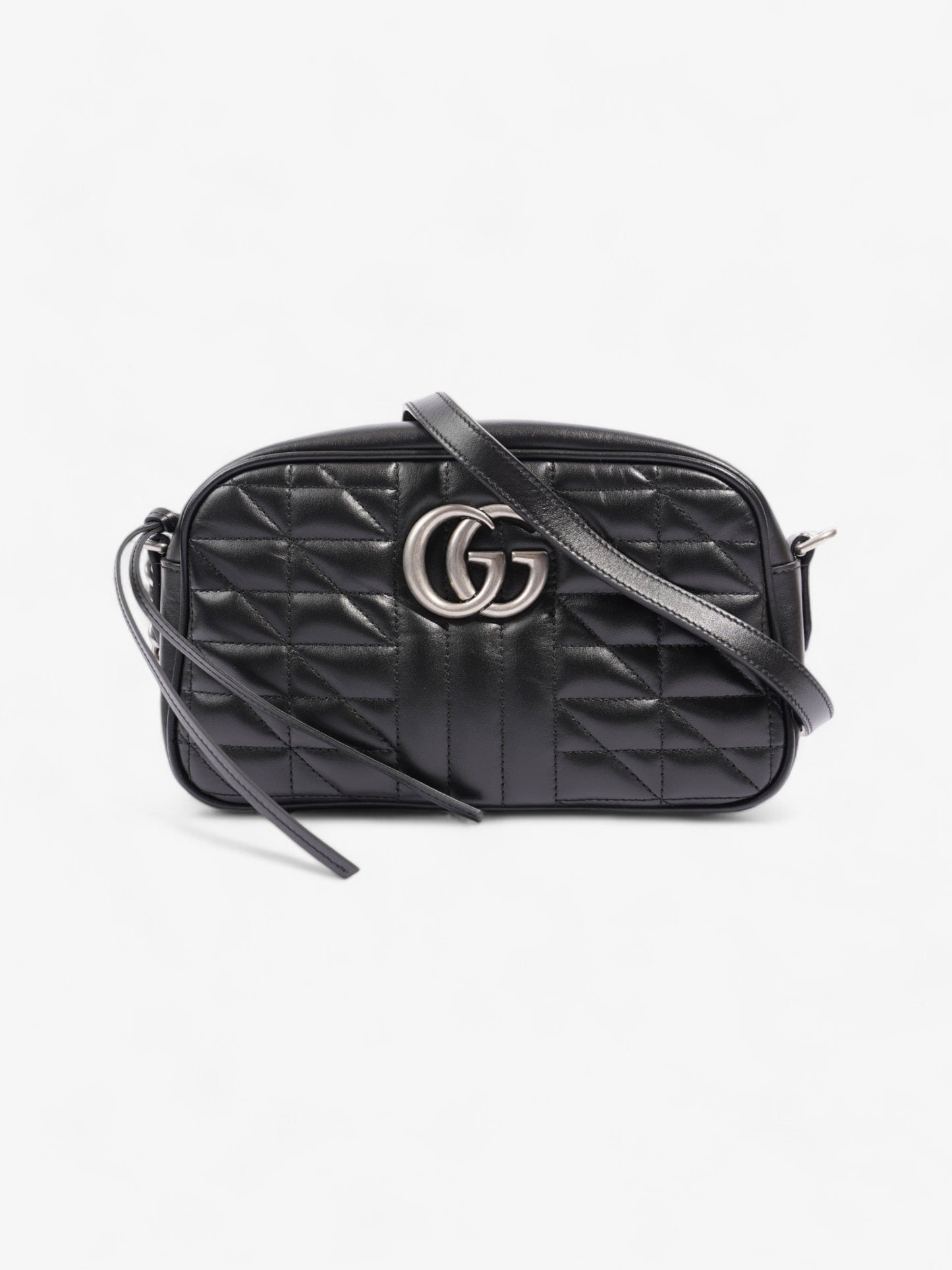 Gucci Marmont Zip Small Shoulder Bag Leather Matelasse Small 4