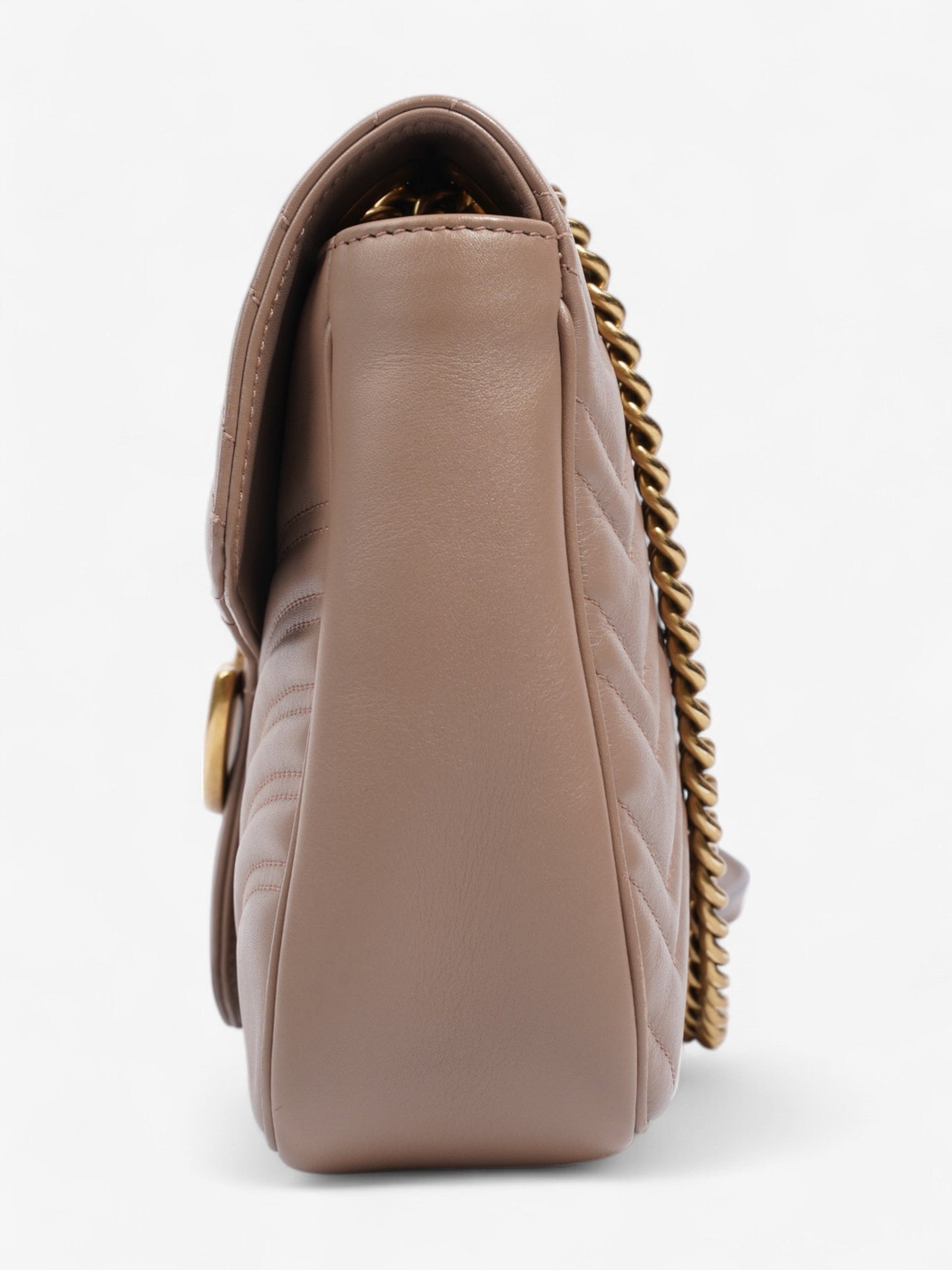 Gucci Marchmont Dusty Rose Medium Crossbody Bag Leather Matelasse