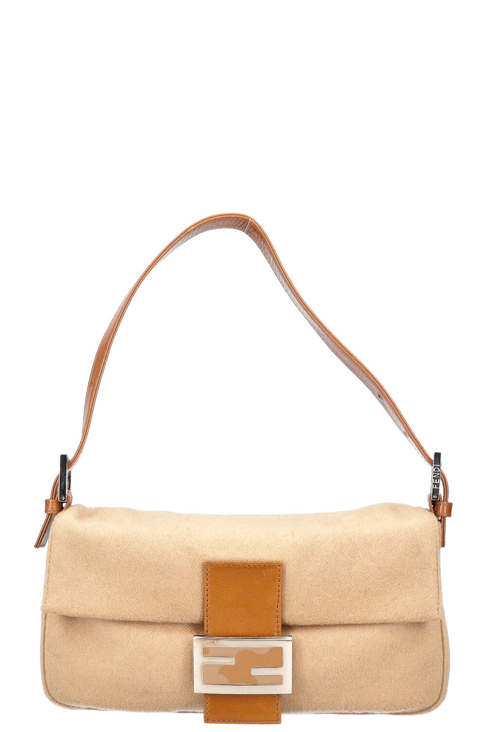 Fendi Baguette Bag Beige Shoulder Bag