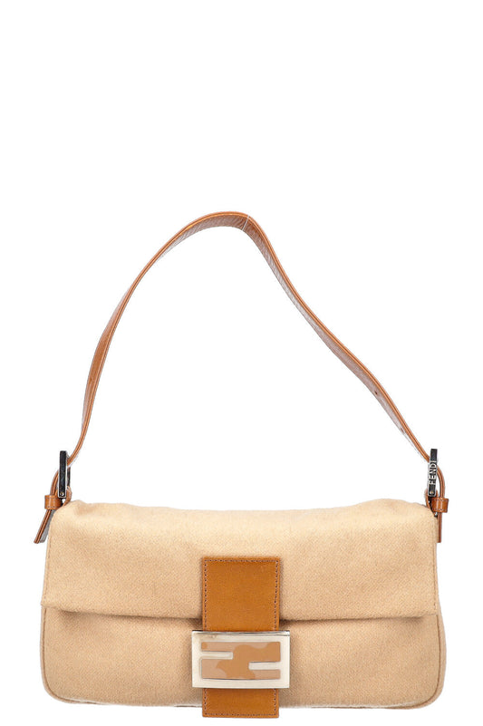 Fendi Baguette Bag Beige Shoulder Bag