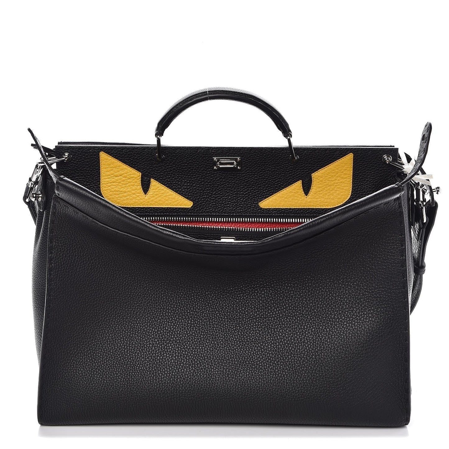 Fendi Monster Bag Leather Large Travel Bag