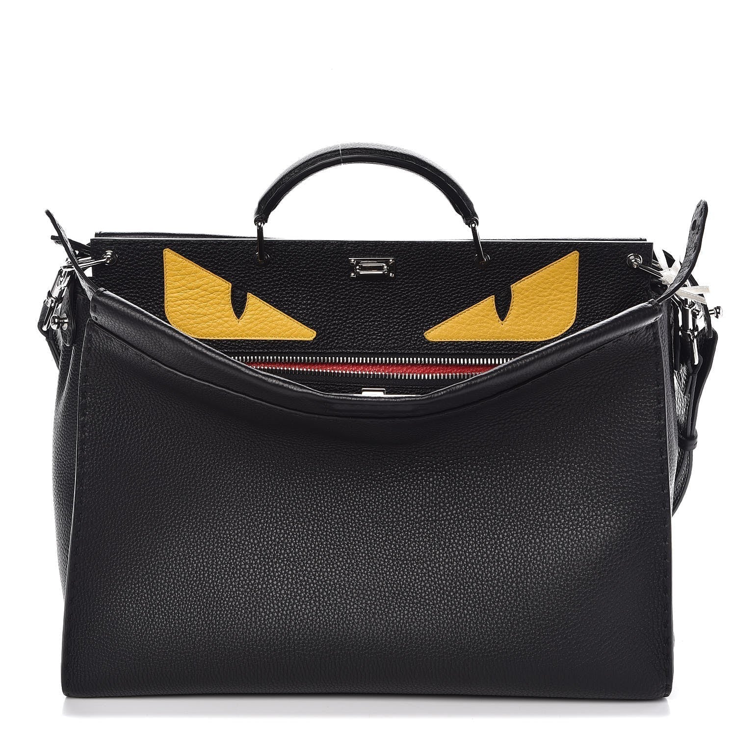 Fendi Monster Bag Leather Large Travel Bag