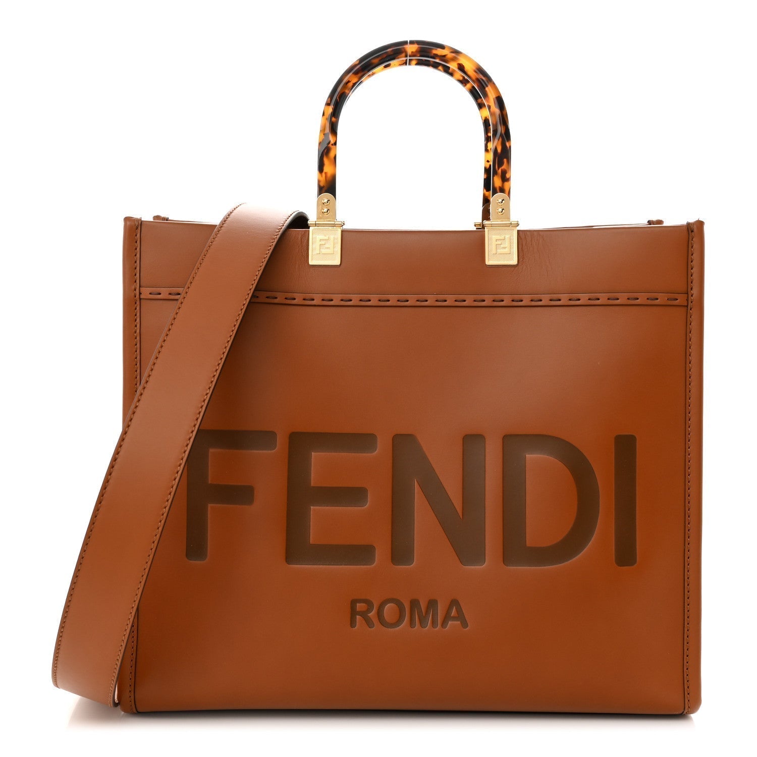 Fendi Tote Bag Leather Medium Sunshine Tote Bag