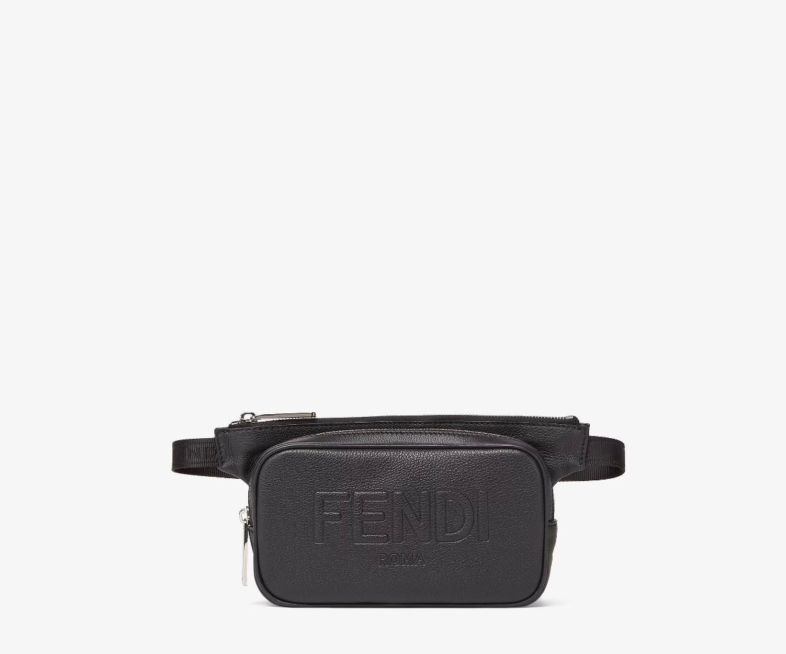 Fendi Roma Belt Bag Leather Logo