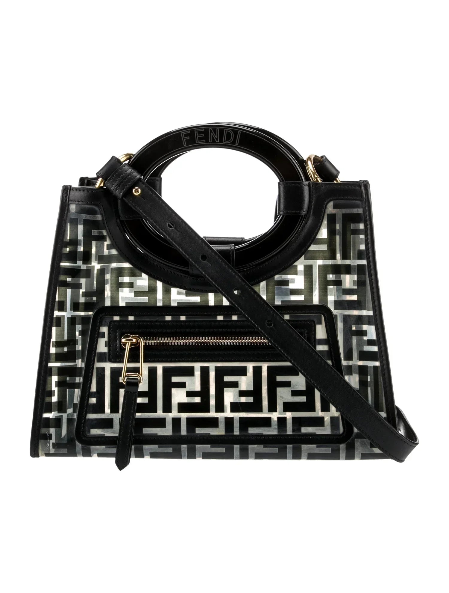 Fendi Pvc Runway Tote Large Tote Bag