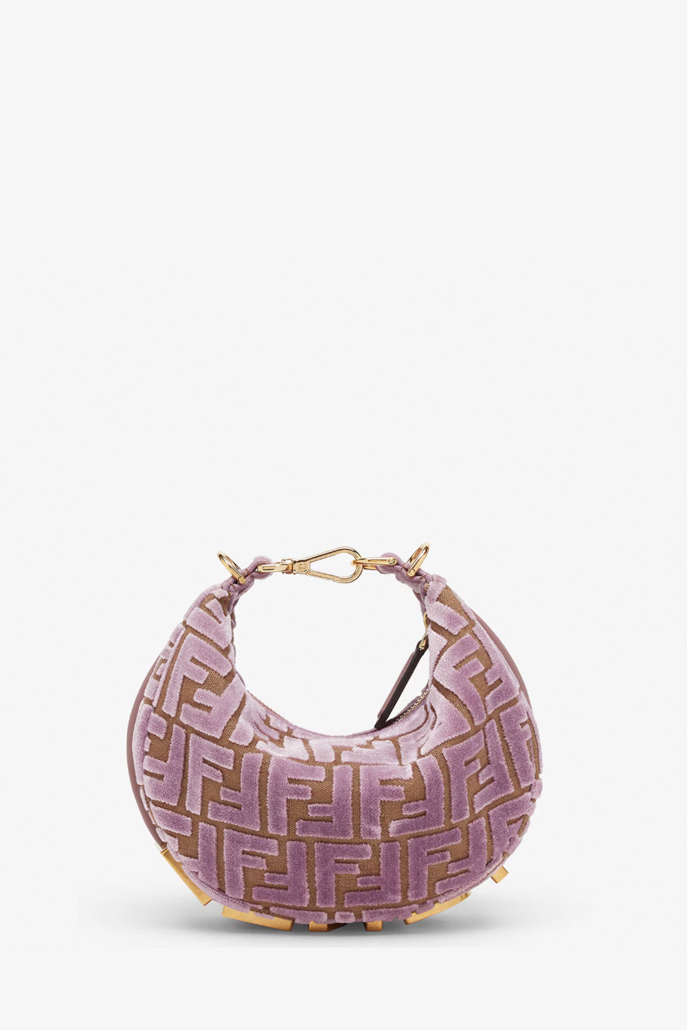 Fendi Shoulder Bag graphy FF Jacquard Velvet Bag Mini