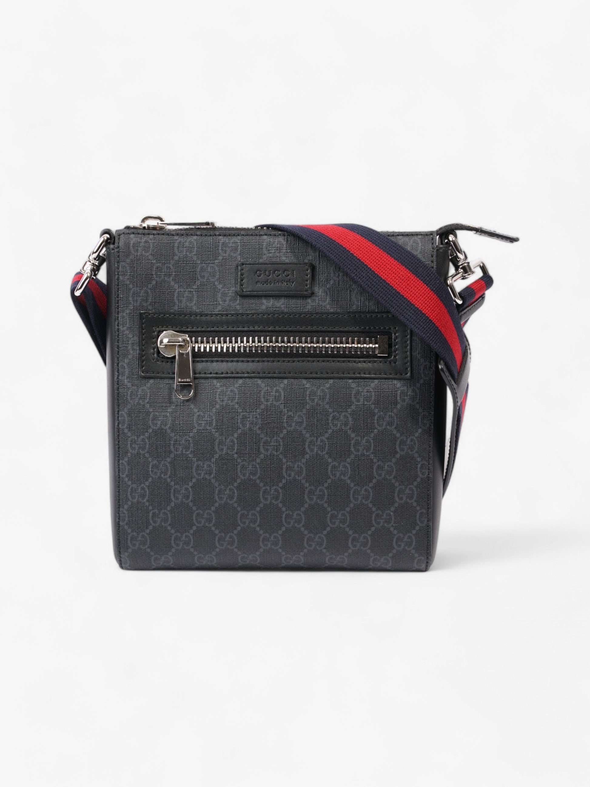 Gucci Messenger Bag Supreme Canvas Black Crossbody Bag