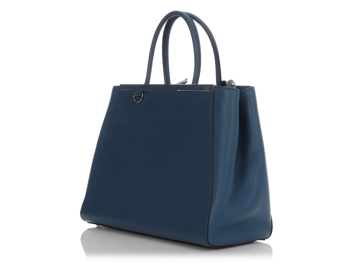 Fendi Regular 2Jours Shoulder Bag Blue