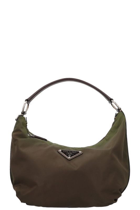 Prada Hobo Bag Nylon Green