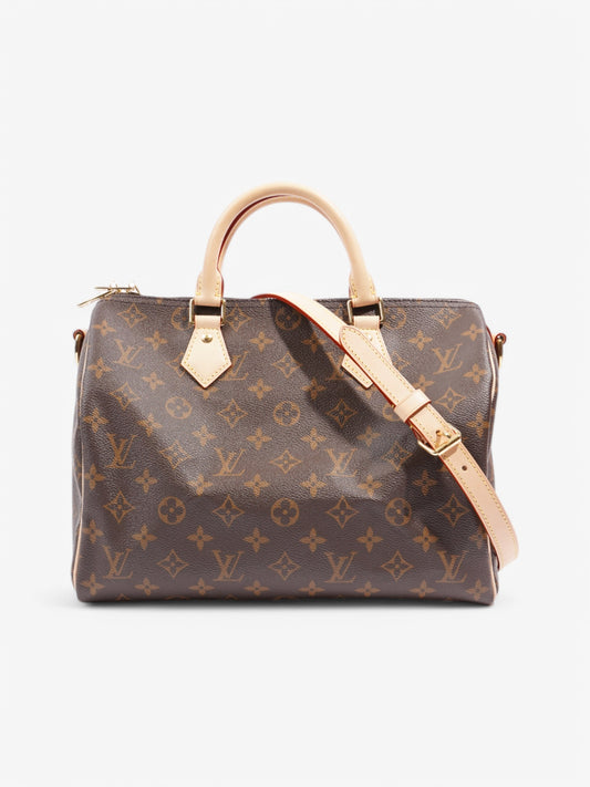 Louis Vuitton Speedy Bandouliere Coated 30 Monogram Canvas Coated Canvas Apparel Canvas 37