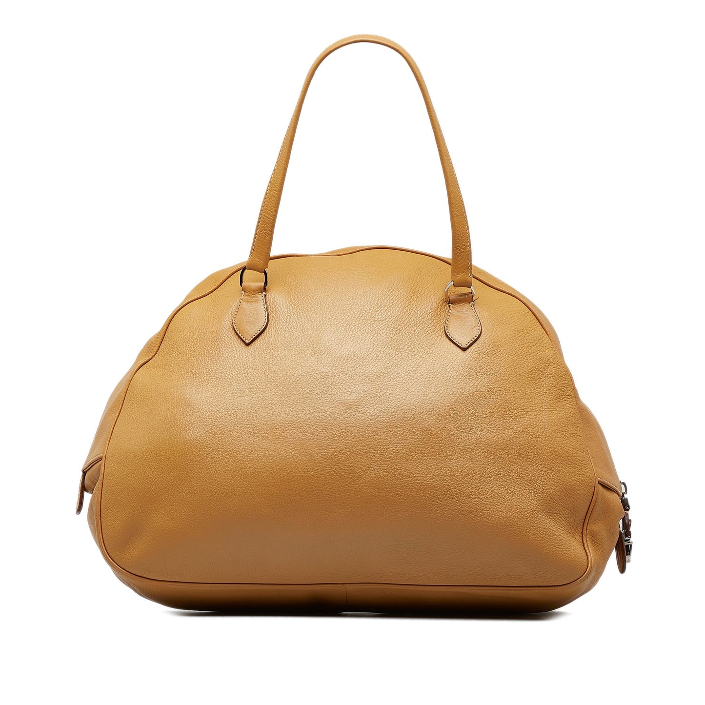 Prada Dome Bag Leather Travel Bag